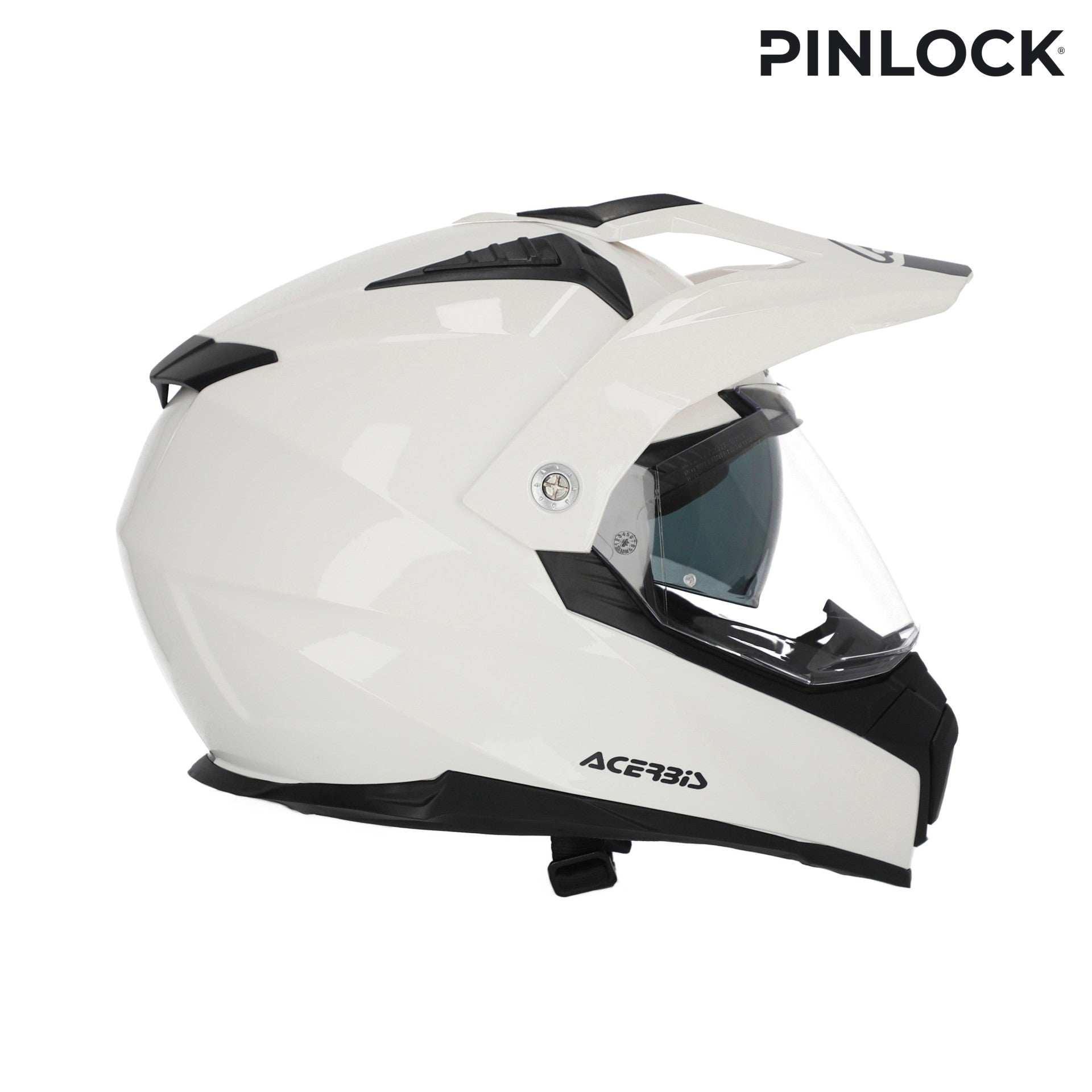 Casco Moto Integrale Adventure ACERBIS FLIP 2206 Bianco