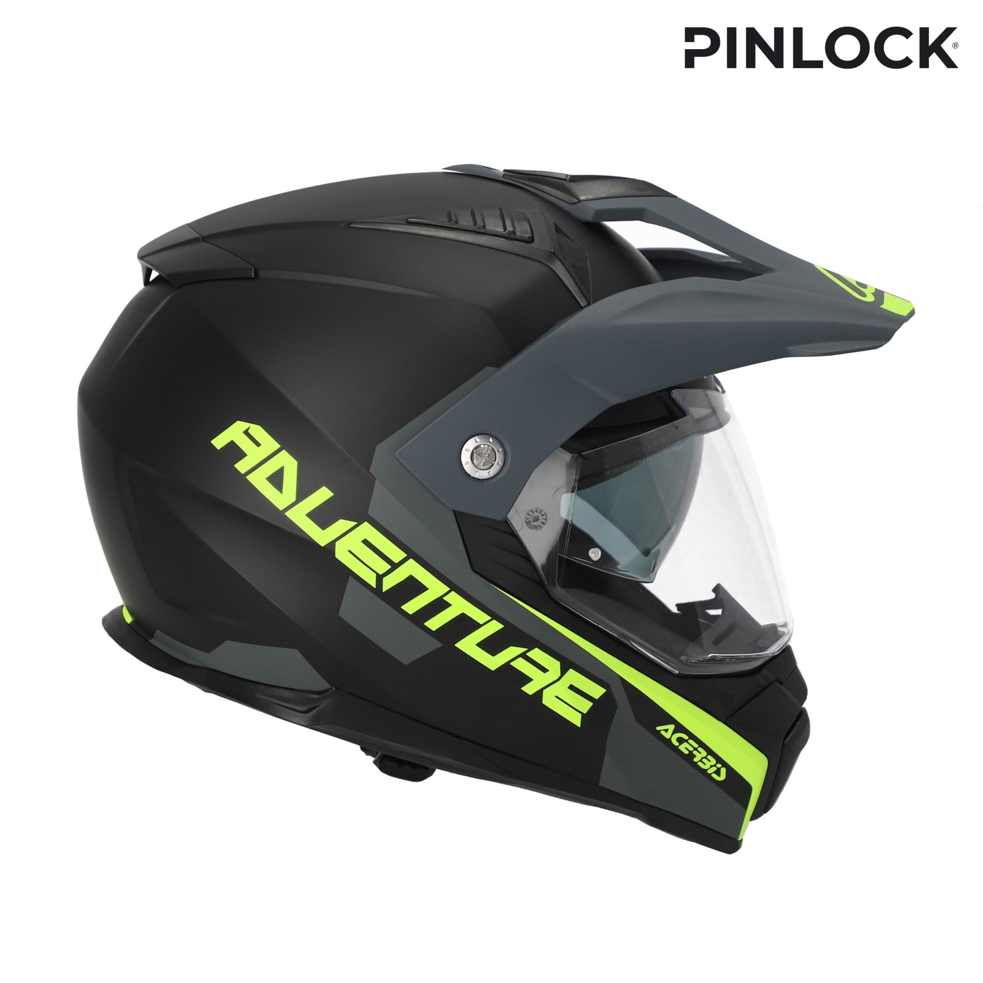Casco Moto Integrale Adventure ACERBIS FLIP 2206 Nero Grigio