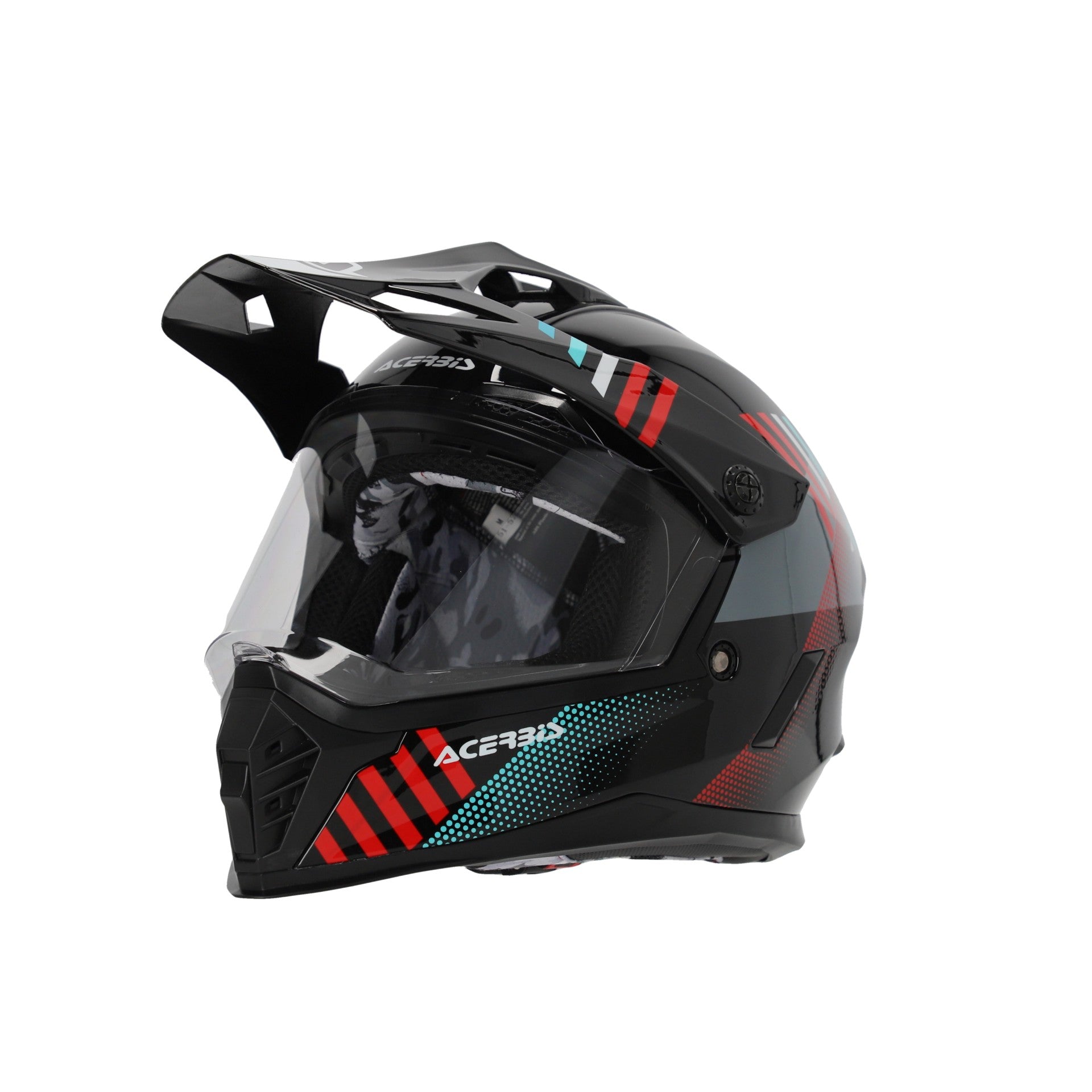 Casco Moto Integrale Bimbo ACERBIS RIDER JUNIOR Nero Rosso
