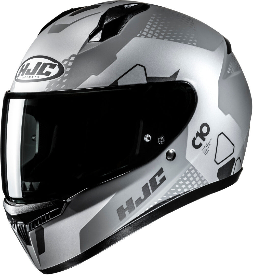 Casco Moto Integrale HJC C10 ASPA MC5SF Grigio Nero Opaco