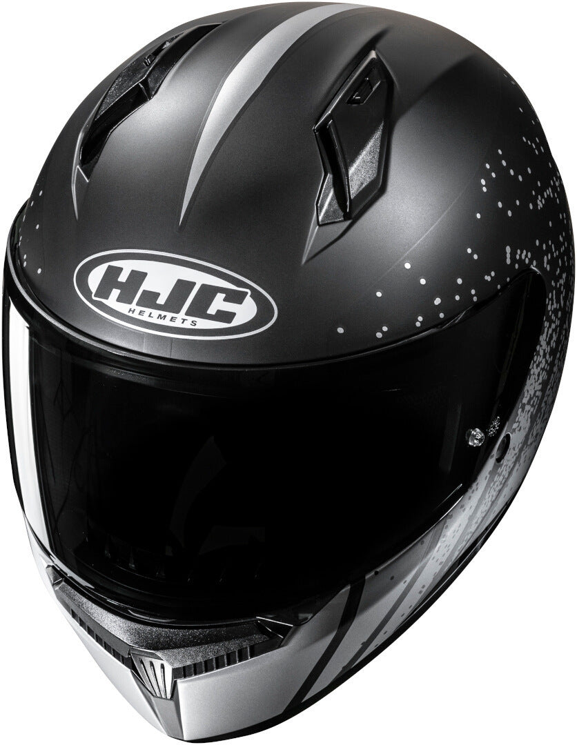 Casco Moto Integrale HJC C10 HAVEN MC5SF Nero Argento Opaco