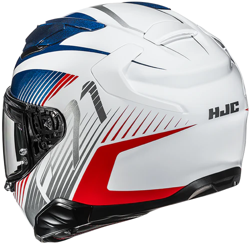 Casco Moto Integrale HJC F71 CATOS MC21 Bianco Blu Rosso Lucido