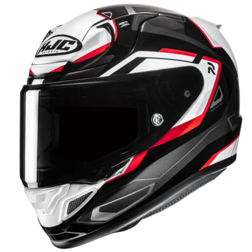 Casco Moto Integrale HJC RPHA12 BRELS MC1 Bianco Nero Titanio Rosso Lucido