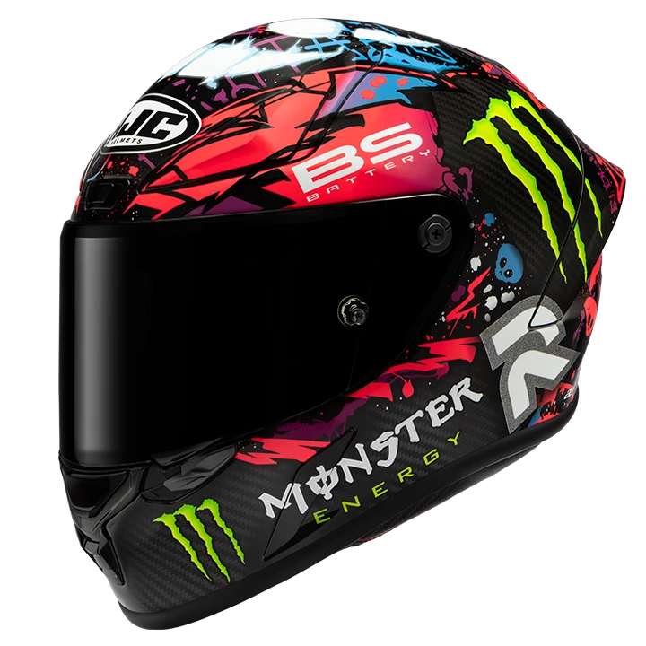 Casco Moto Integrale HJC RPHA1 V2 CARBON Funky Diablo MC8
