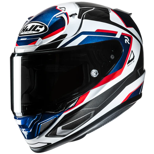 Casco Moto Integrale HJC RPHA 12 BRELS MC21 Bianco Nero Rosso Blu Lucido