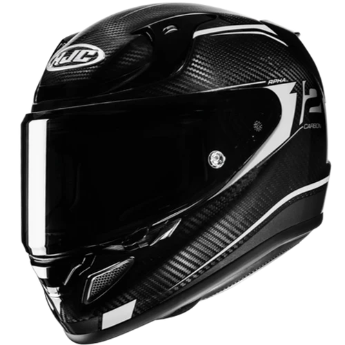 Casco Moto Integrale HJC RPHA 12 CARBON KERES MC5 Nero Argento Lucido