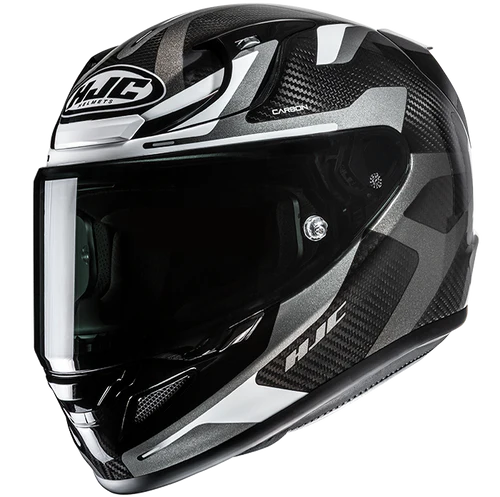 Casco Moto Integrale HJC RPHA 12 CARBON XENTRA MC5 Nero Argento Bianco Lucido