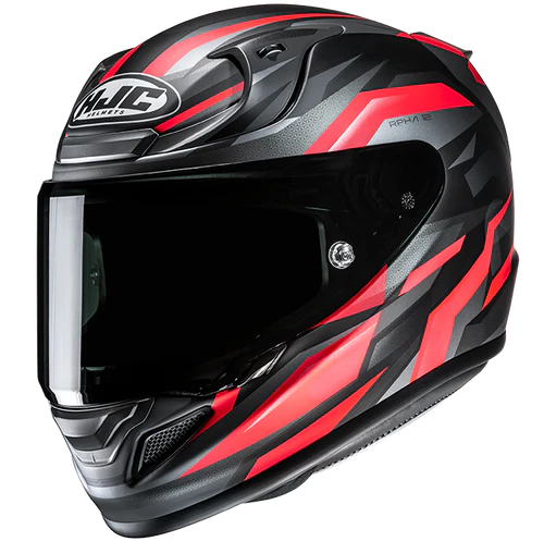 Casco Moto Integrale HJC RPHA 12 DRAVIX MC1SF Nero Antracite Rosso Opaco