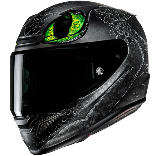 Casco Moto Integrale HJC RPHA 12 TOOTHLESS 2 SDENTATO UNIVERSAL MC4SF