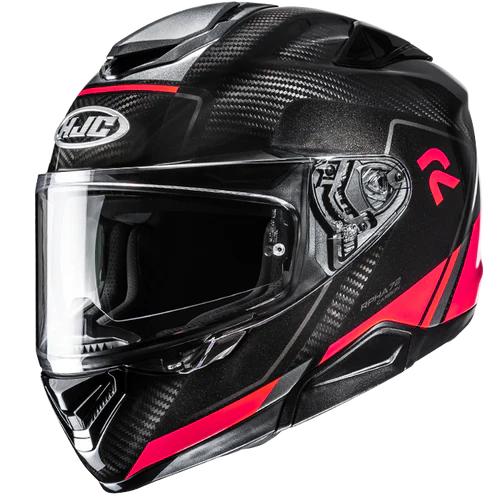Casco Moto Integrale HJC RPHA 72 CARBON FYNEX MC1 Nero Rosso Lucido