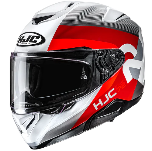 Casco Moto Integrale HJC RPHA 72 PHYTA MC1 Bianco Rosso Argento Lucido