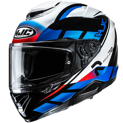 Casco Moto Integrale HJC RPHA 72 VALUE MC21 Bianco Nero Rosso Blu Lucido