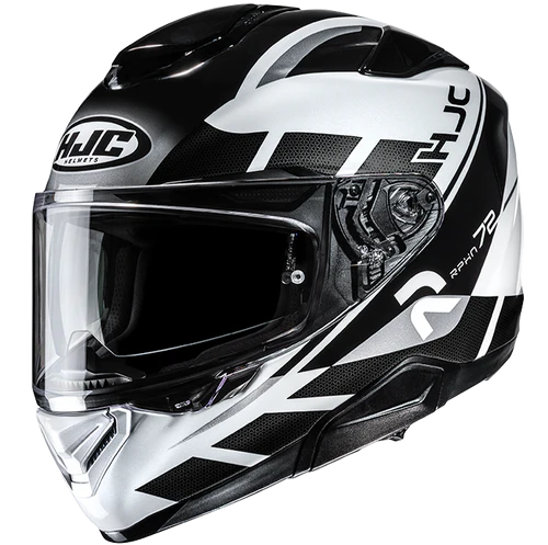 Casco Moto Integrale HJC RPHA 72 VALUE MC5 Bianco Nero Argento Lucido