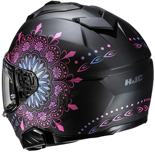 ilricambiomoto-Casco Moto Integrale HJC i71 NIEL MC28SF Nero Fucsia Opaco