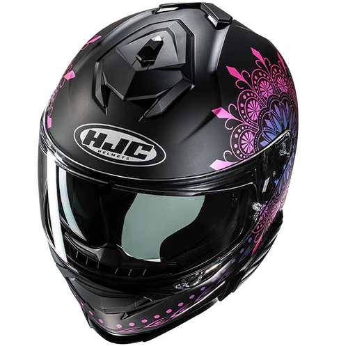 ilricambiomoto-Casco Moto Integrale HJC i71 NIEL MC28SF Nero Fucsia Opaco