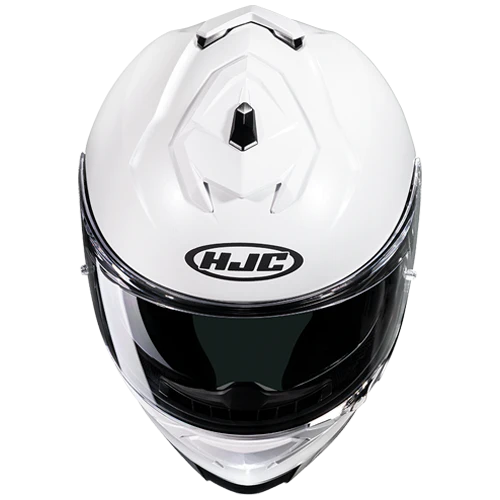 Casco Moto Integrale HJC i71 SOLID PEARL WHITE Bianco Lucido
