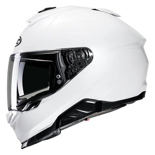 Casco Moto Integrale HJC i71 SOLID PEARL WHITE Bianco Lucido