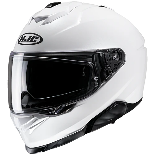Casco Moto Integrale HJC i71 SOLID PEARL WHITE Bianco Lucido