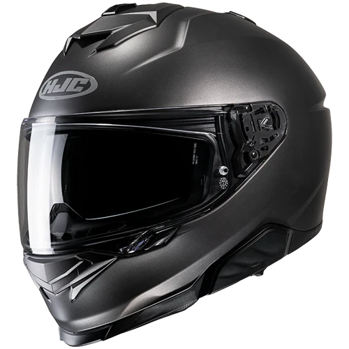 Casco Moto Integrale HJC i71 SOLID SEMI FLAT TITANIUM Titanio Opaco