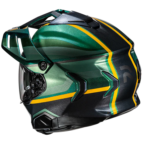 Casco Moto Integrale Hjc RPHA 60 ARBRE MC4 Verde Titanio Giallo Fluo Lucido