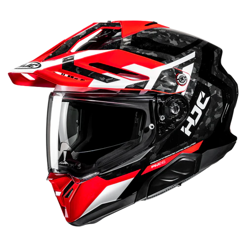 Casco Moto Integrale Hjc RPHA 60 DAKAR MC1 Nero Rosso Bianco Lucido