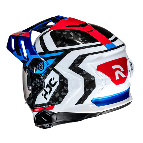 Casco Moto Integrale Hjc RPHA 60 DAKAR MC21 Bianco Nero Rosso Blu Lucido