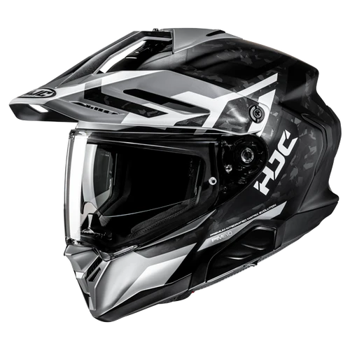 Casco Moto Integrale Hjc RPHA 60 DAKAR MC5SF Nero Argento Opaco