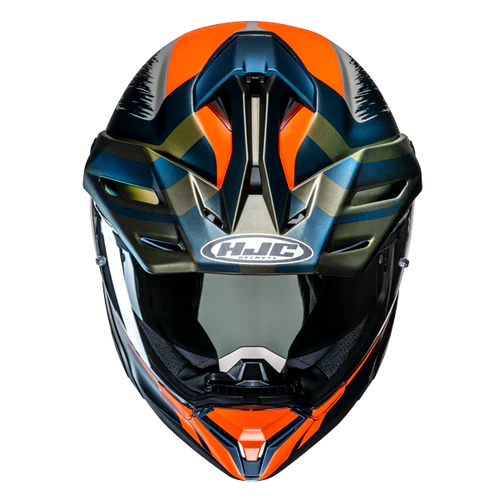 Casco Moto Integrale Hjc RPHA 60 QUID MC47SF Grigio Blu Verde Arancio Opaco