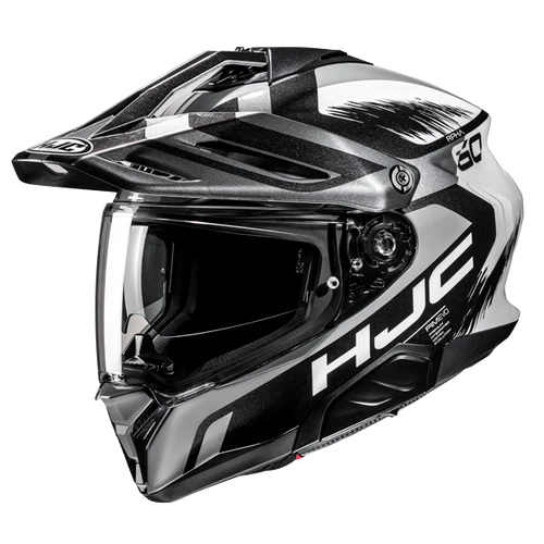 Casco Moto Integrale Hjc RPHA 60 QUID MC5 Nero Bianco Argento Lucido