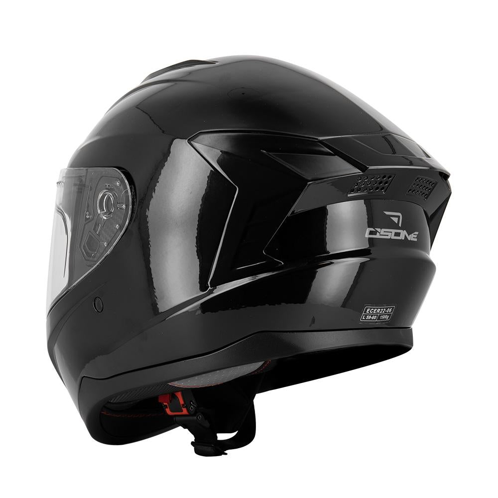 Casco Moto Integrale OSONE S402 PRETENDER Nero Lucido