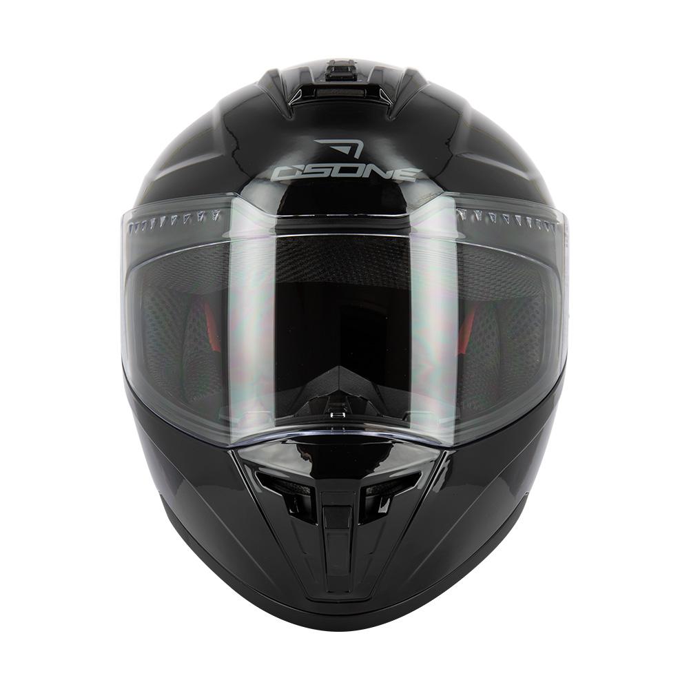Casco Moto Integrale OSONE S402 PRETENDER Nero Lucido