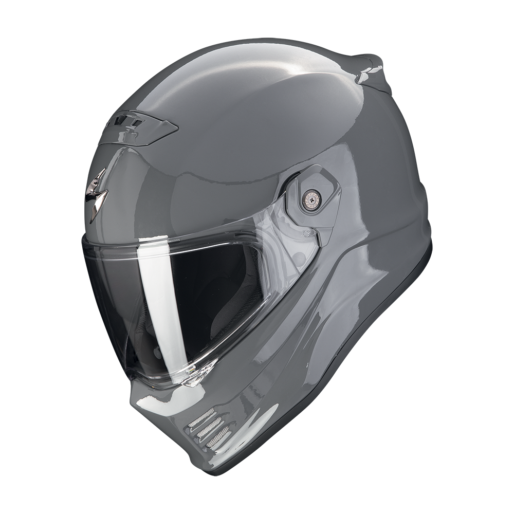 Casco Moto Integrale SCORPION COVERT FX SOLID Grigio Cemento