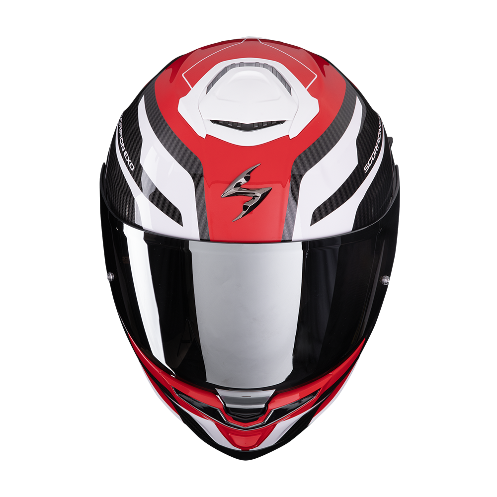 Casco Moto Integrale SCORPION EXO GT SP AIR FLEX Rosso Bianco