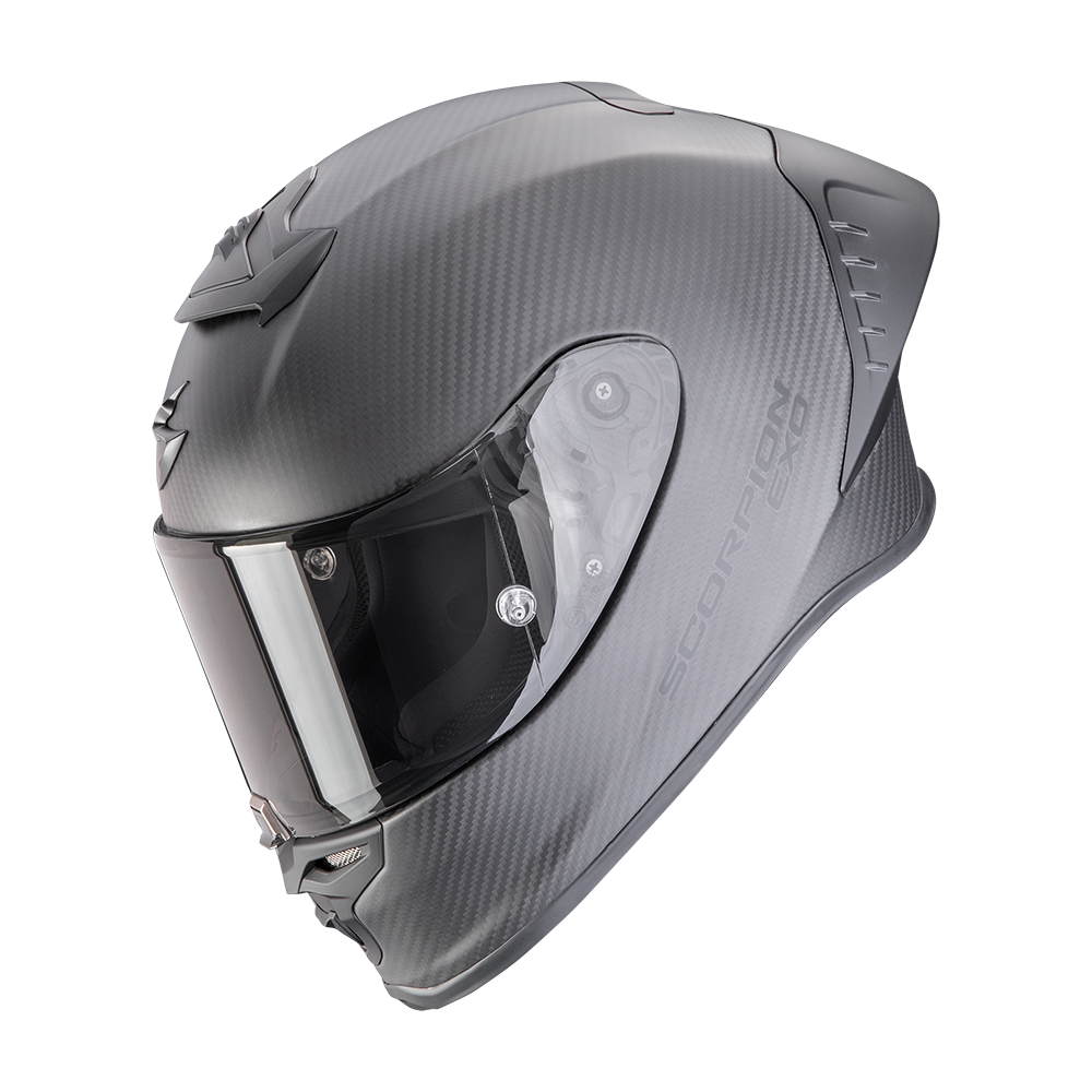 Casco Moto Integrale SCORPION EXO R1 EVO 2 CARBON AIR SOLID Nero Opaco
