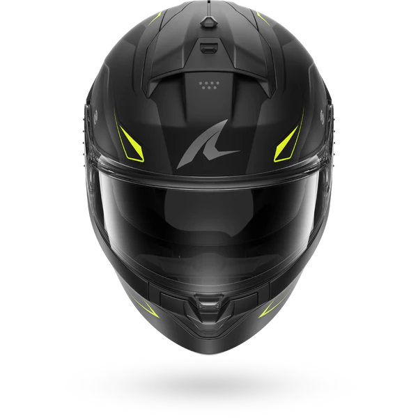 Casco Moto Integrale SHARK RIDILL 2 MEKARIUM Mat Antracite Giallo Fluo Opaco