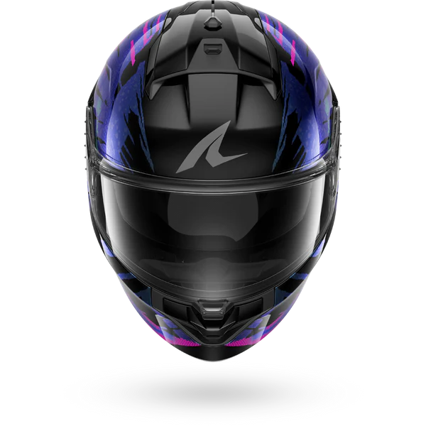 Casco Moto Integrale SHARK RIDILL 2 REPTAIA Nero Viola Lucido