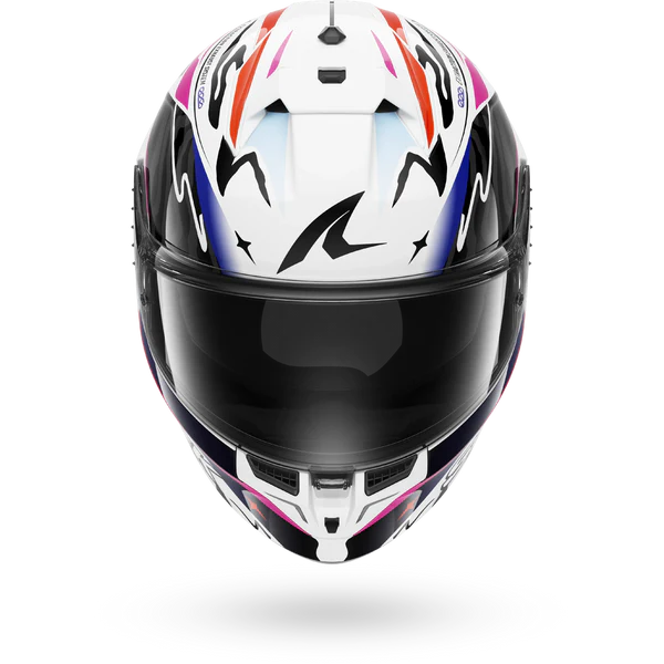 Casco Moto Integrale SHARK SKWAL CUP SPEED-FANCY Bianco Nero Arancio