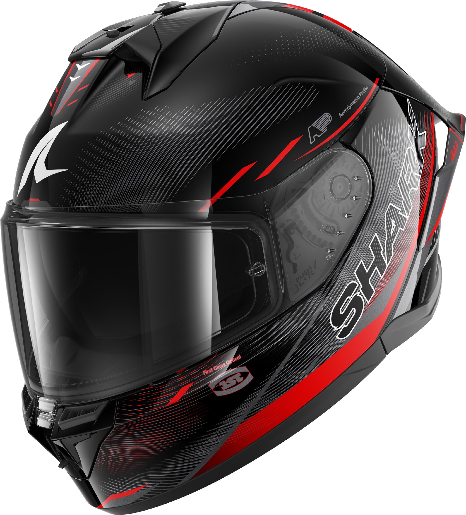 Casco Moto Integrale SHARK SKWAL CUP SPEED-TECH Nero Rosso Antracite