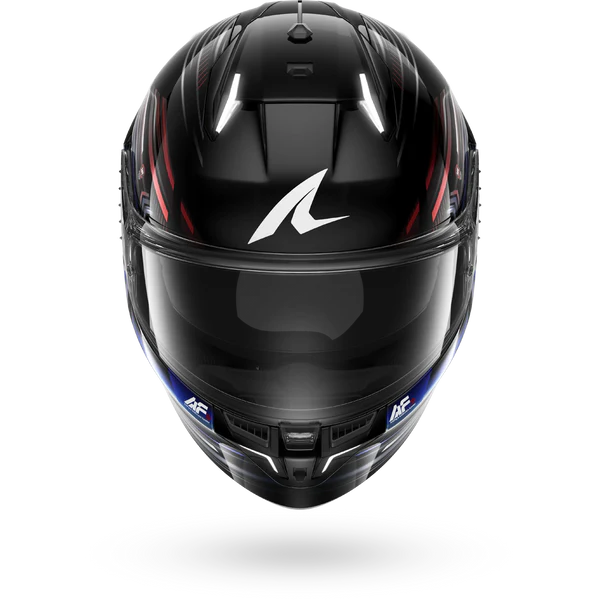 Casco Moto Integrale SHARK SKWAL i3 LIGHT-BLUR Nero Rosso Blu Lucido