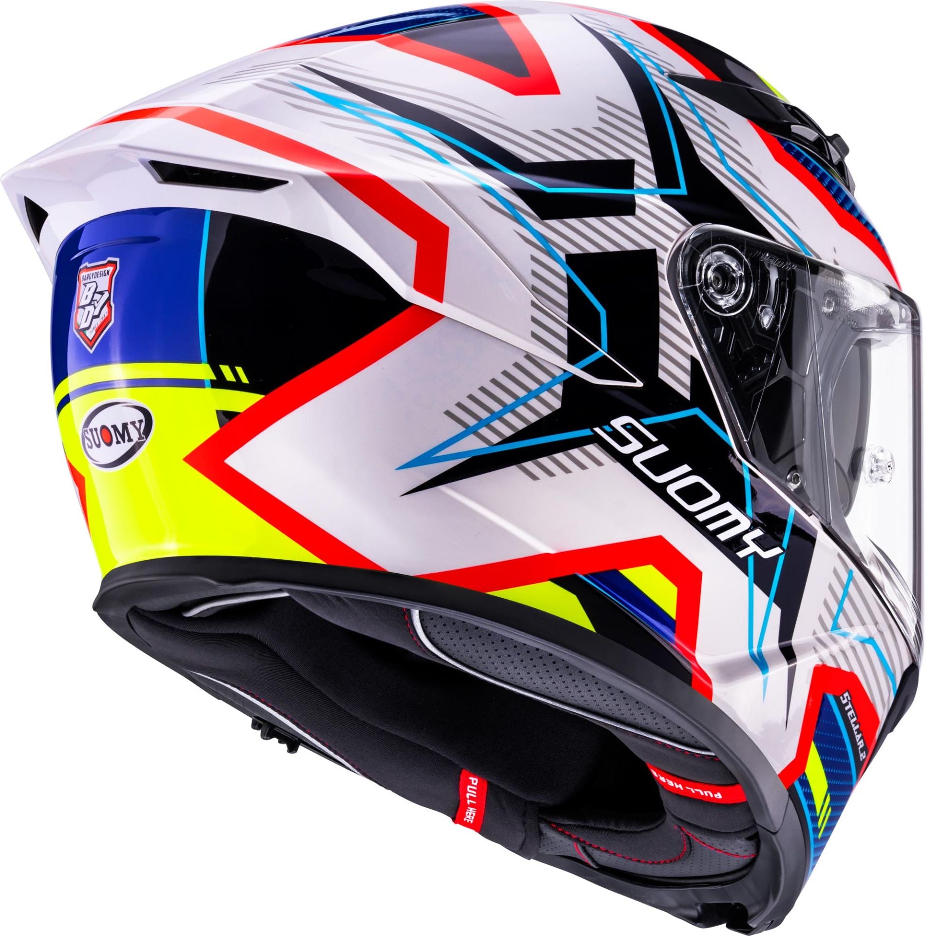 Casco Moto Integrale SUOMY STELLAR 2 BLACKSTAR Bianco Blu