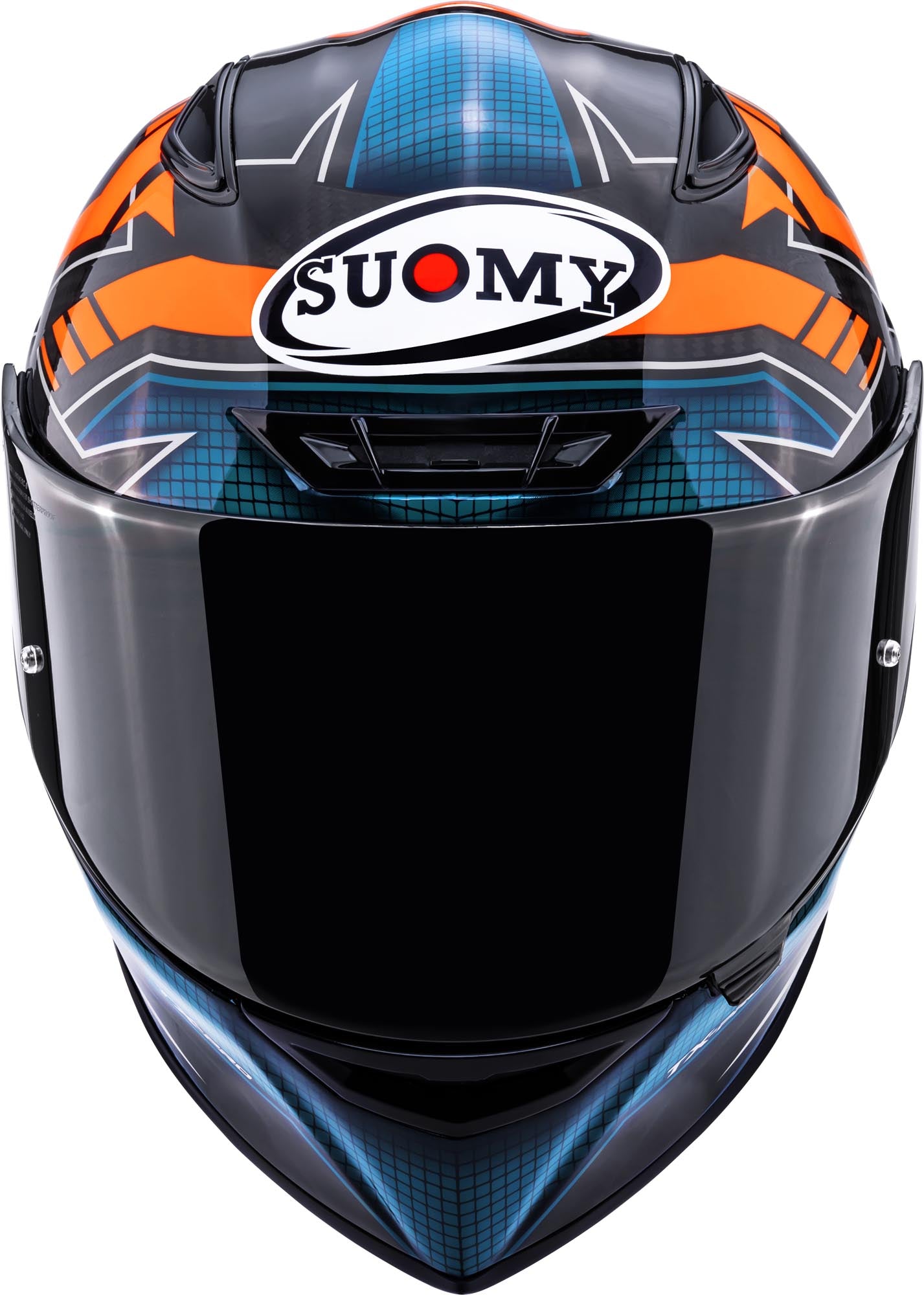 Casco Moto Integrale SUOMY TX-PRO FLAWLESS ORANGE Blu Arancione
