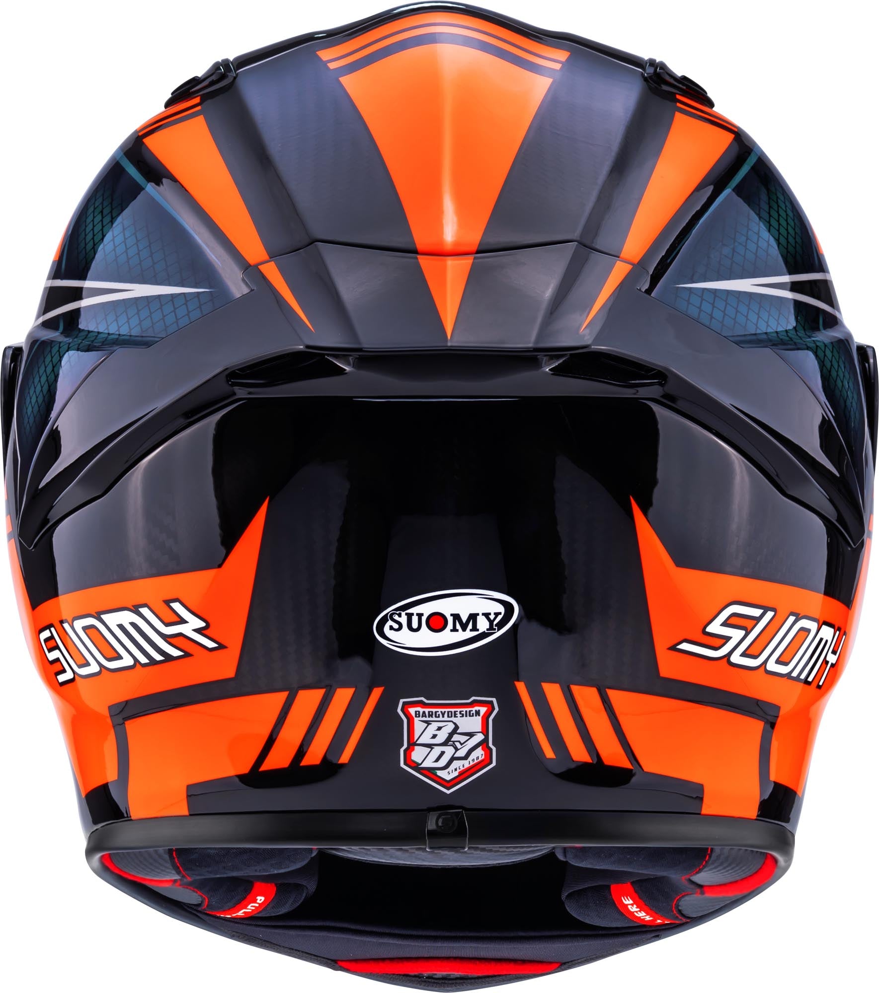Casco Moto Integrale SUOMY TX-PRO FLAWLESS ORANGE Blu Arancione