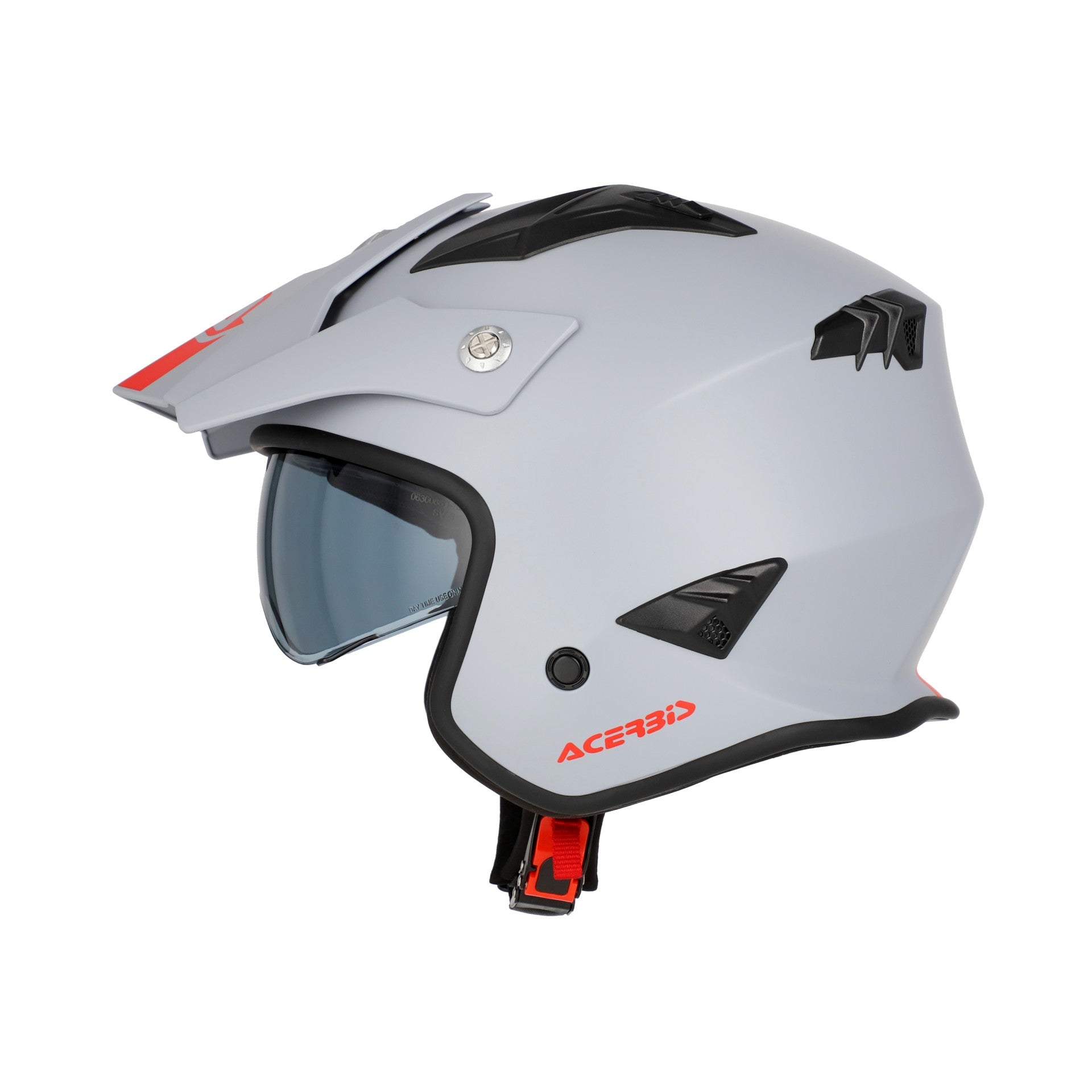Casco Moto Jet ACERBIS ARIA 2206 Grigio Chiaro