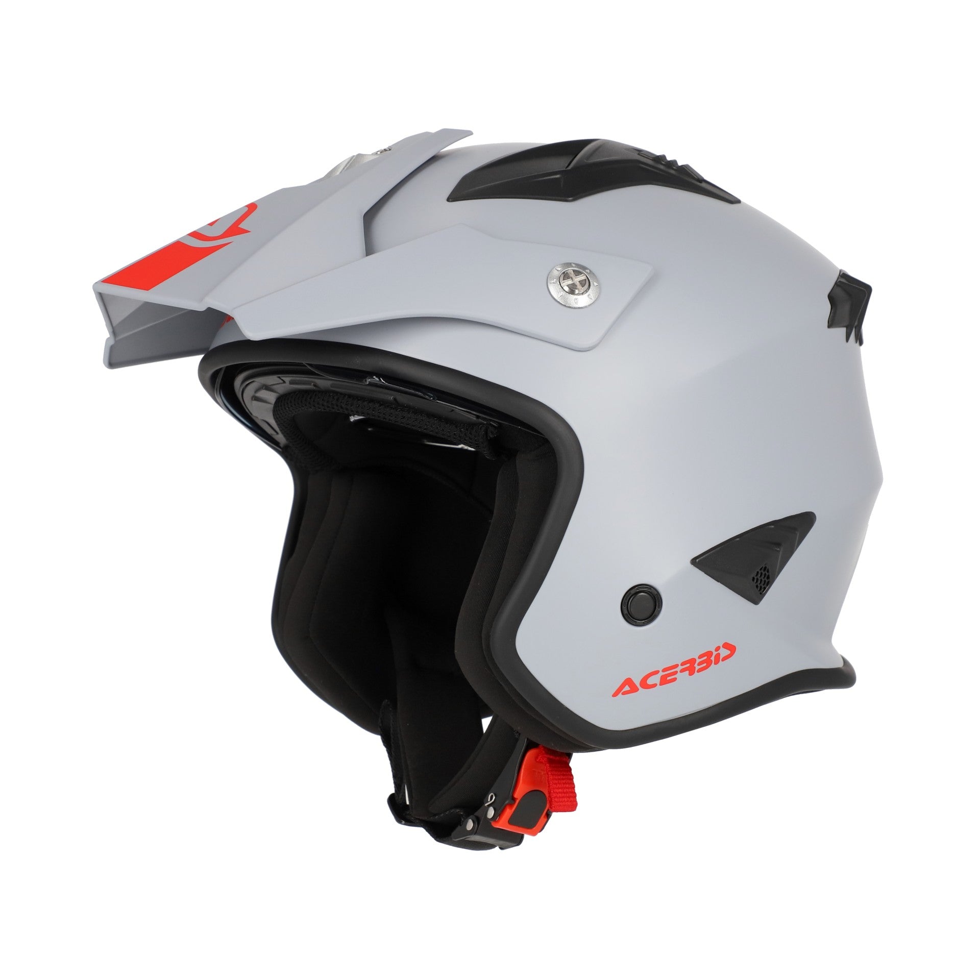 Casco Moto Jet ACERBIS ARIA 2206 Grigio Chiaro