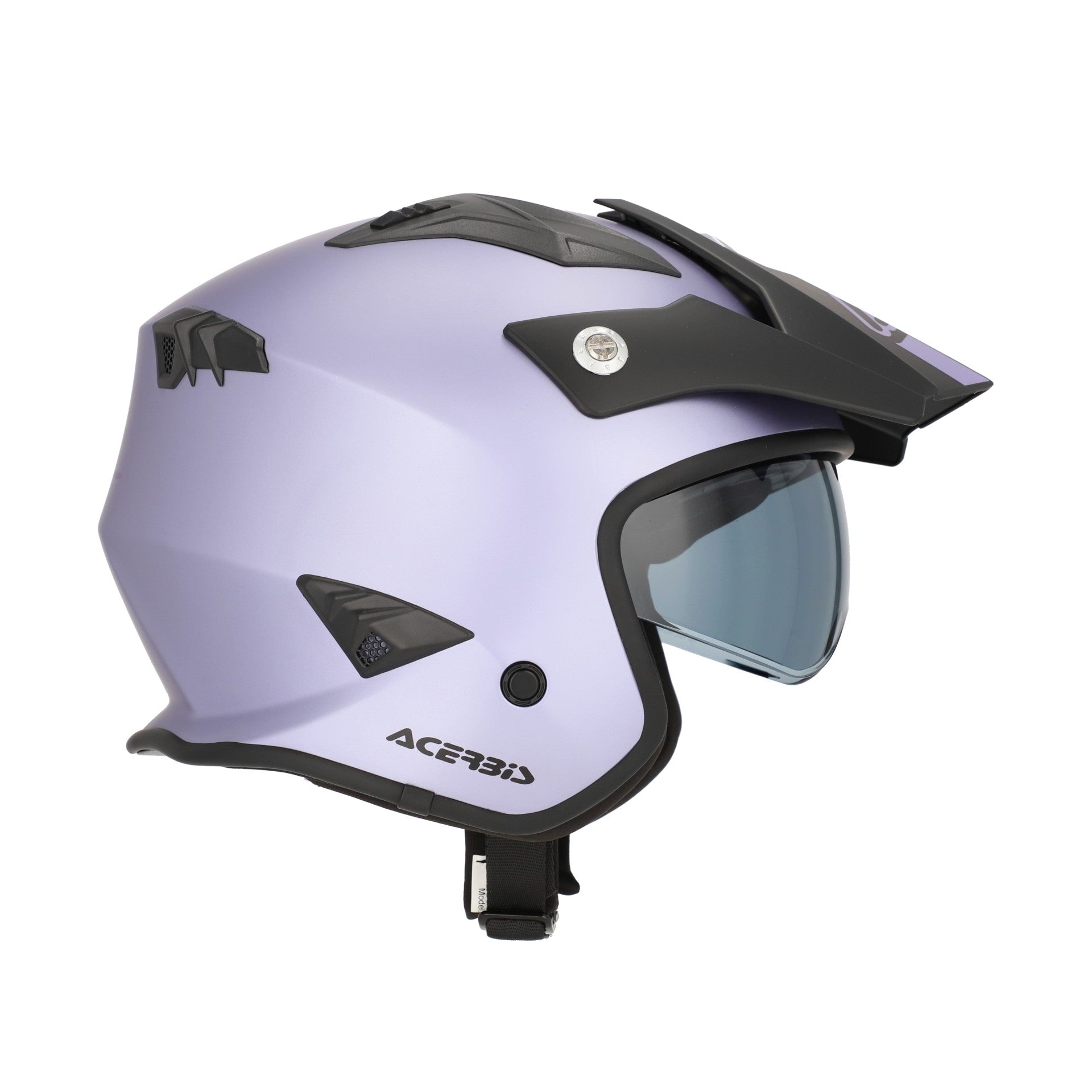 Casco Moto Jet ACERBIS ARIA 2206 METALLIC Chameleon Purple