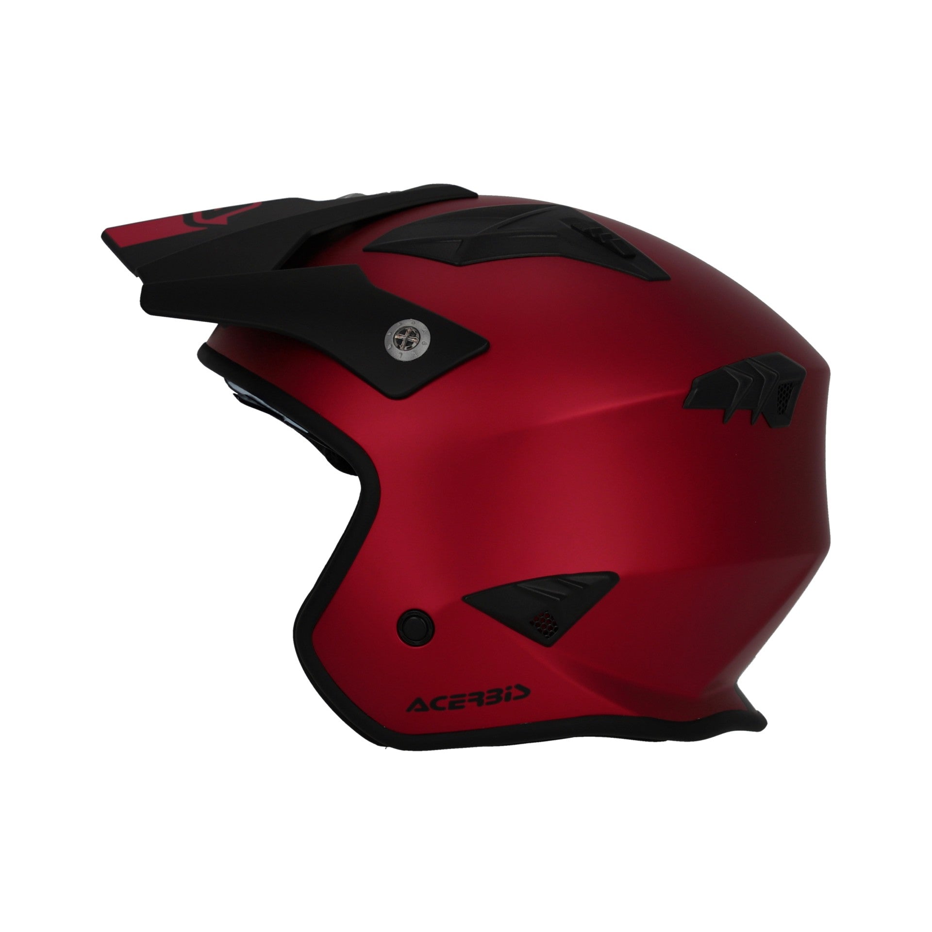 Casco Moto Jet ACERBIS ARIA 2206 METALLIC Rosso
