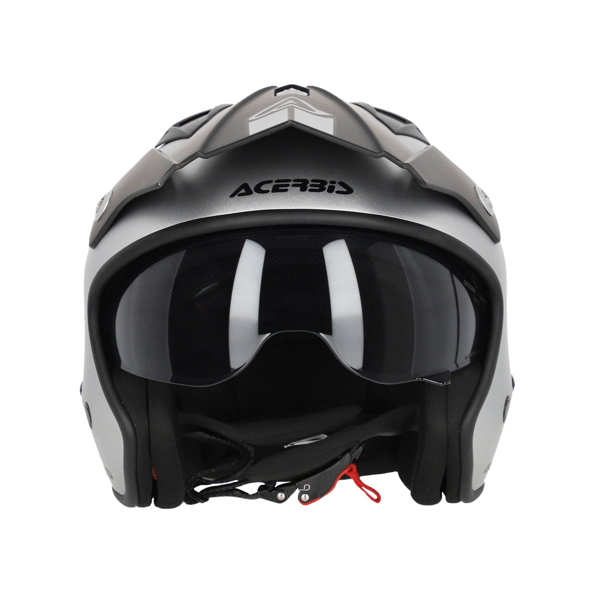 Casco Moto Jet ACERBIS ARIA 2206 METALLIC Silver