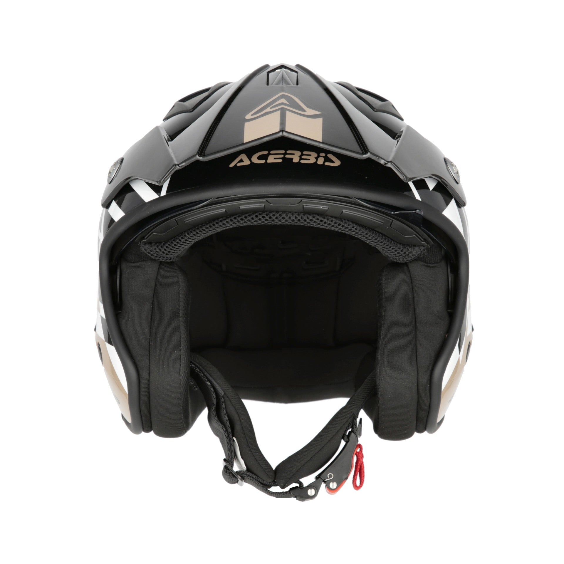 Casco Moto Jet ACERBIS ARIA GRAPHIC 2206 Nero Marrone