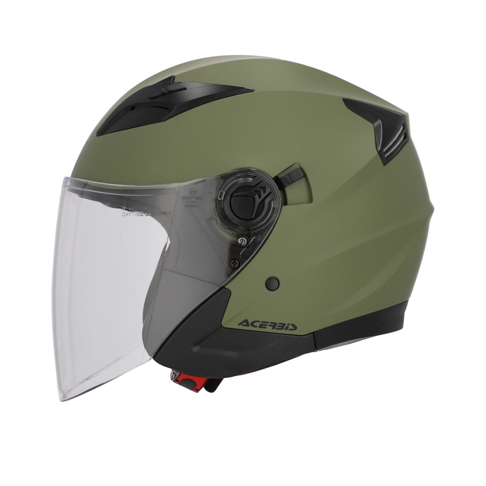 Casco Moto Jet ACERBIS FIRSTWAY 2.0 2206 Verde Militare