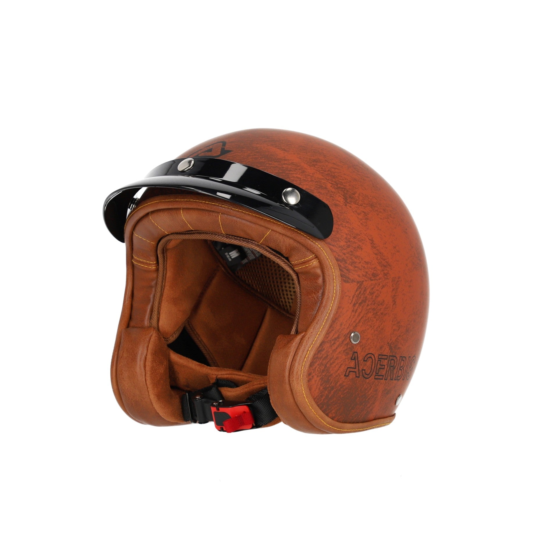 Casco Moto Jet ACERBIS SKODELA 2206 Marrone